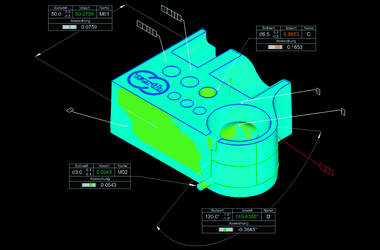 Measuring with CAD data