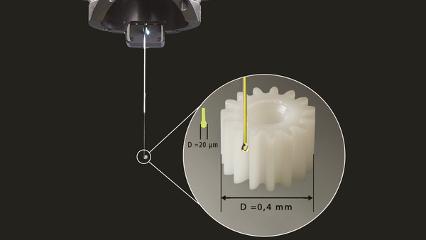 Piezo transducer: no stick-slip effect